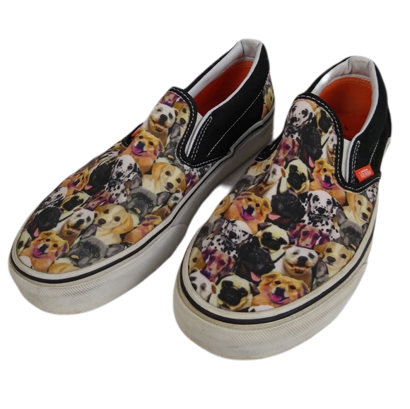 vans aspca dog slip ons